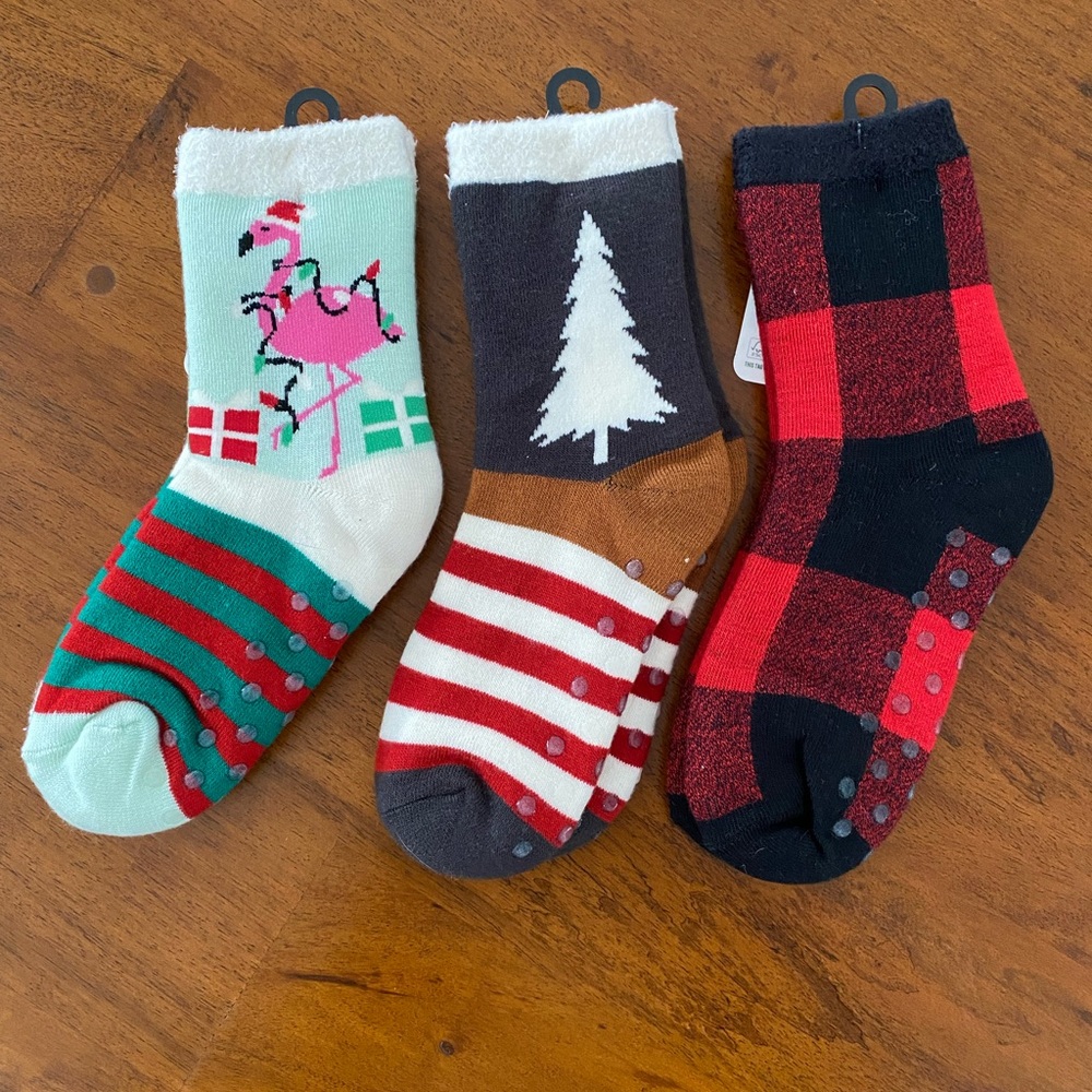 Youth Festive Holiday Socks Set